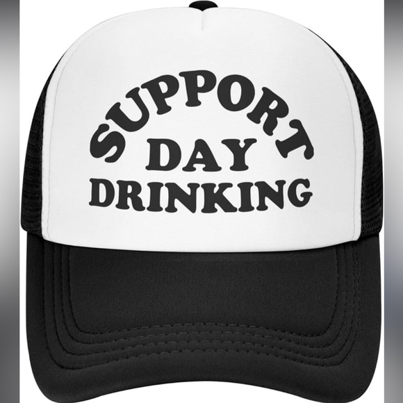 NEW SUPPORT DAY DRINKING TRUCKER HAT - Picture 1 of 2